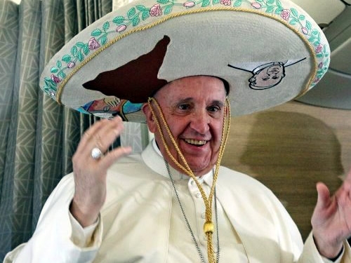 L'intervista al Papa durante il viaggio di ritorno dal Messico Foto